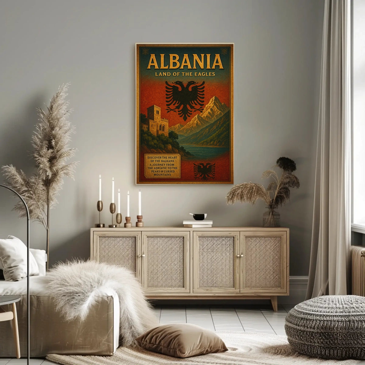 Discover Albania Land Of The Eagles Poster