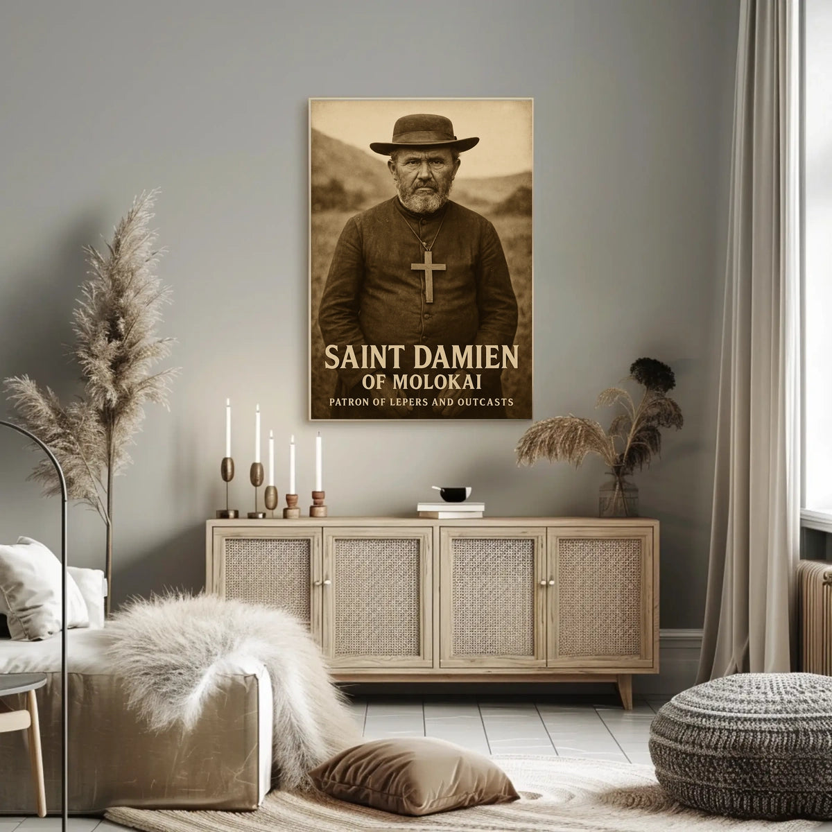 Saint Damien Of Molokai Poster