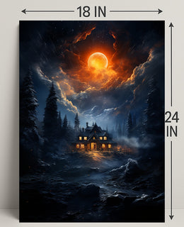 Enchanted Nightscape Poster