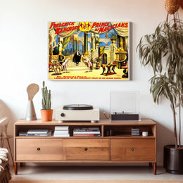 Magic Show Extravaganza: Opulent Prince Magicians Cultural Poster