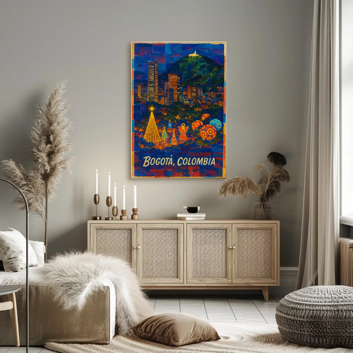 Bogotá, Colombia Festive Nights Poster