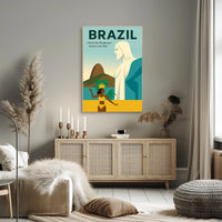Christ the Redeemer Over Rio Poster