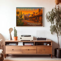 Scottsdale Southwestern Charm Travel Poster
