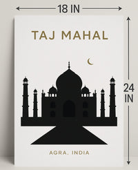 Taj Mahal Agra, India Poster PosterGoat