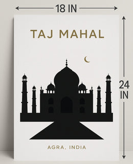Taj Mahal Agra, India Poster PosterGoat