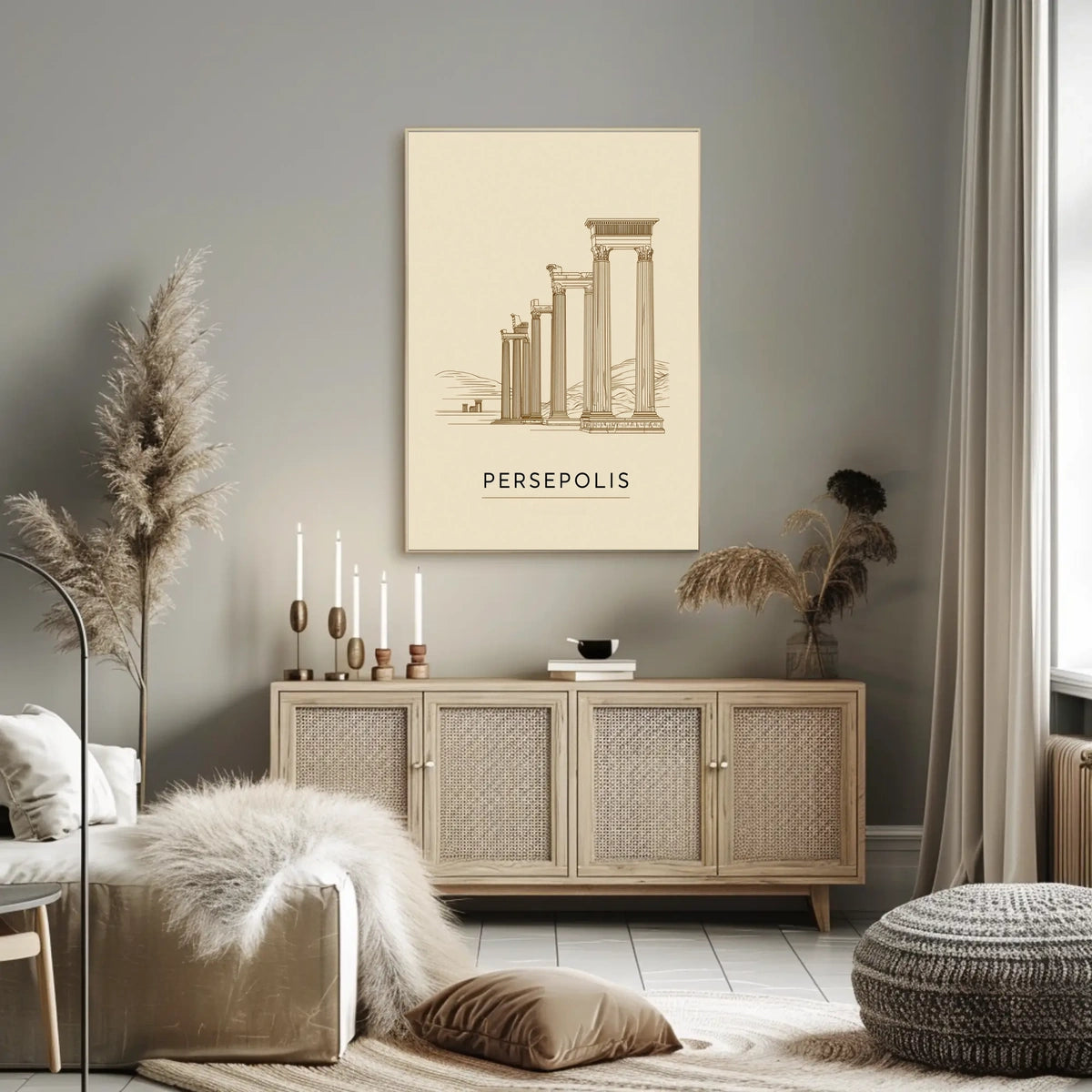 Persepolis Ancient Ruins Poster