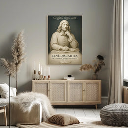 René Descartes The Father of Modern Philosophy Poster