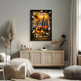 United We Are Strong July 4, 1943 Poster PosterGoat