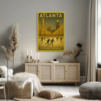 Atlanta Southern Snowfall Poster