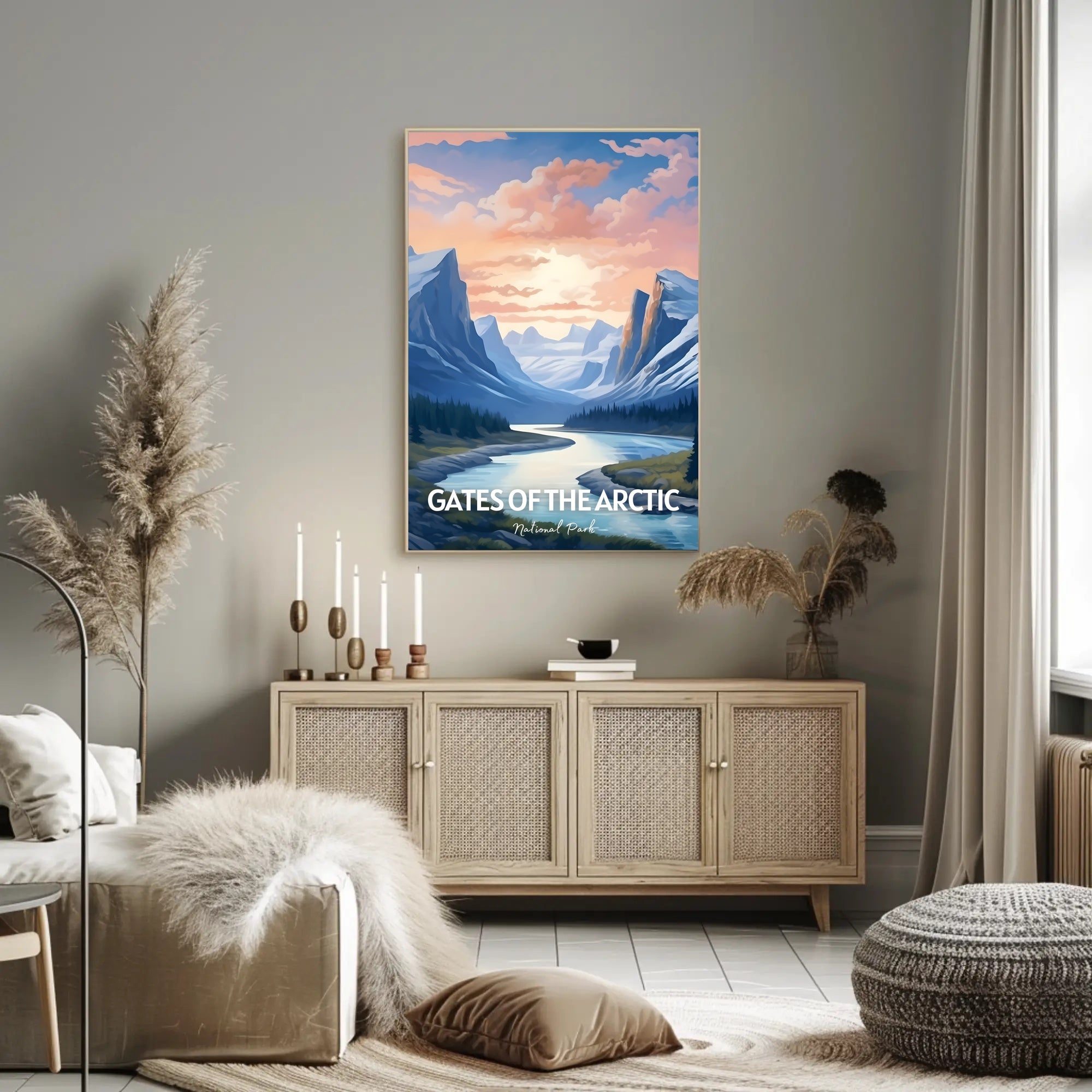 Gates of the Arctic Scenic National Park Poster