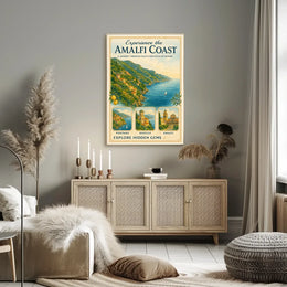 Amalfi Coast Travel Adventure Poster