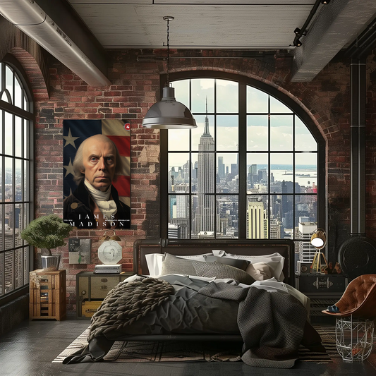 James Madison 4th President Of The United States Portrait