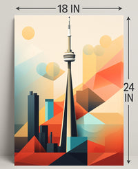 Geometric Skyline Poster