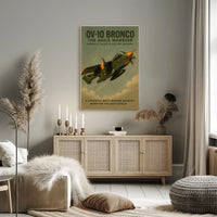 OV-10 Bronco The Agile Warrior Poster