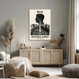 Buenos Aires Silhouette Poster