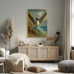 Blue Footed Booby The Oceans Acrobat Poster