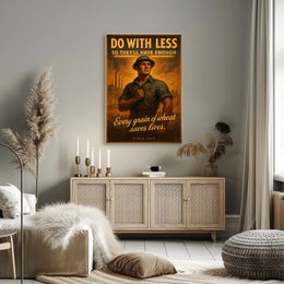 Do With Less Poster