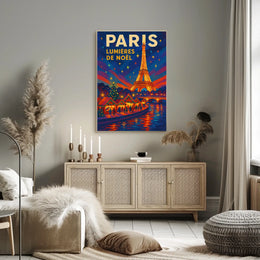 Paris Lumières De Noël Poster