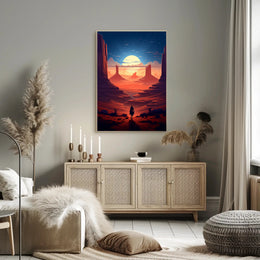 Journey Through The Desert Poster PosterGoat