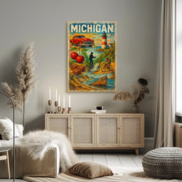Discover Michigan Poster