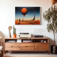 Surreal Desert Dreamscape: Abstract or Artistic Poster