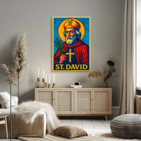 St. David Iconography Poster