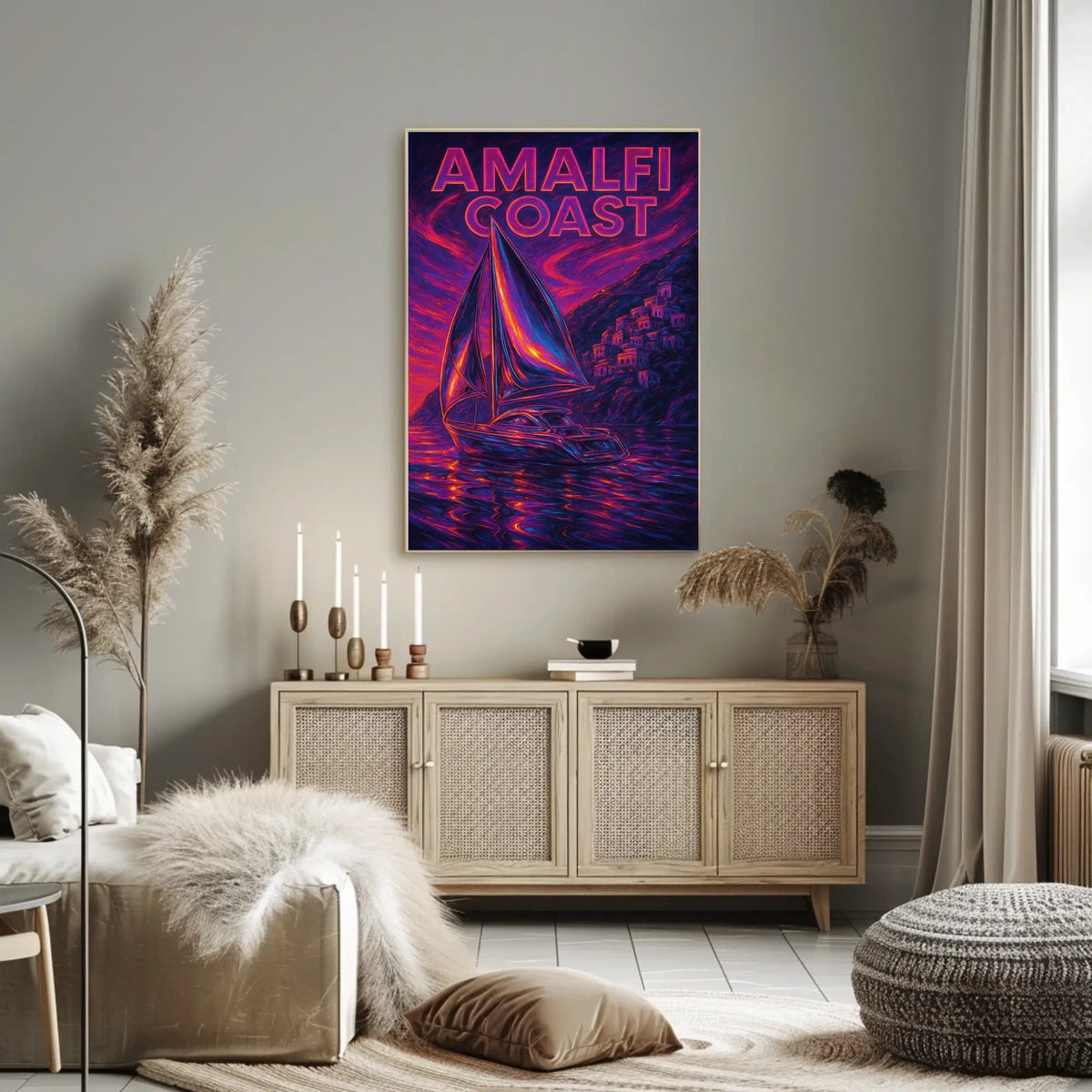 Amalfi Coast Dreamscape Poster
