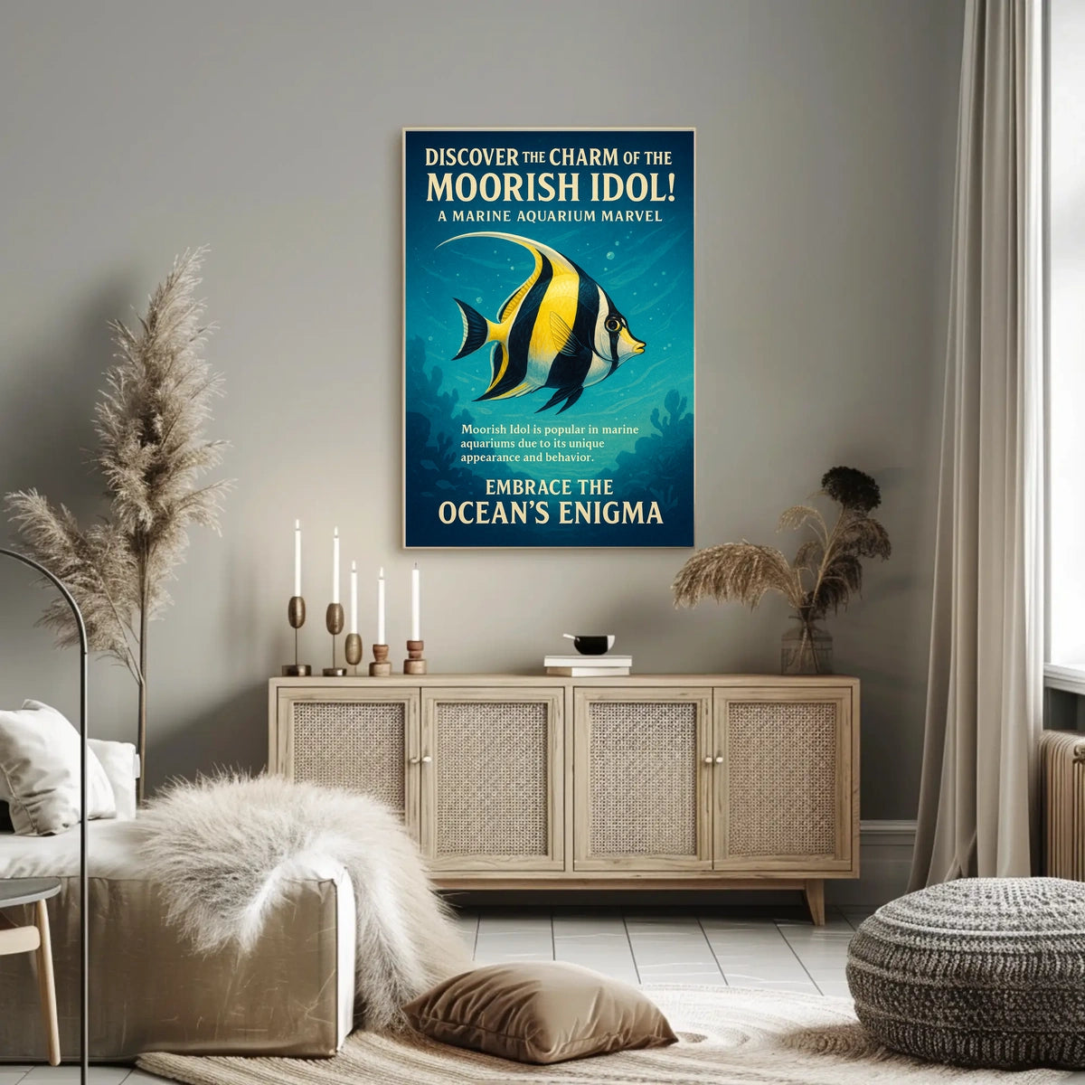 Discover the Charm of the Moorish Idol Poster