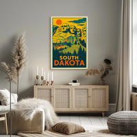 Mount Rushmore In South Dakota Poster