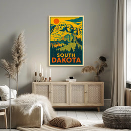 Mount Rushmore In South Dakota Poster
