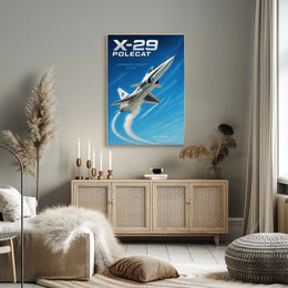 X-29 Polecat Poster PosterGoat