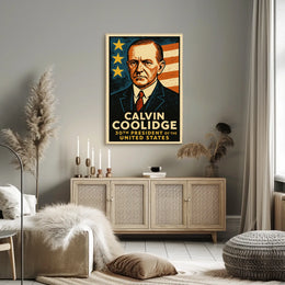 Calvin Coolidge 30th President Poster