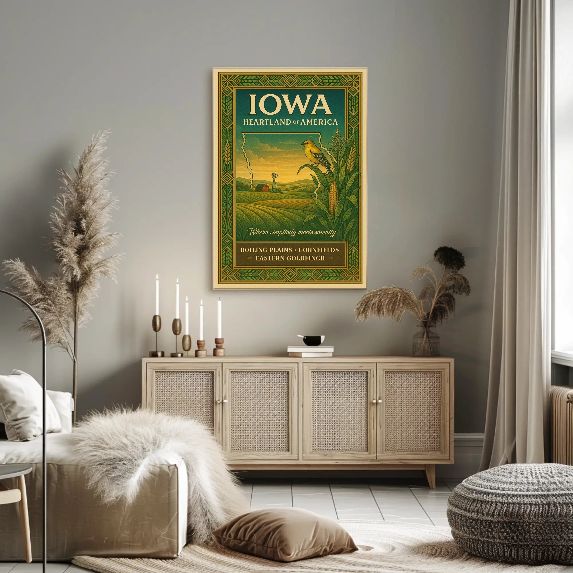 Iowa Heartland Of America Poster