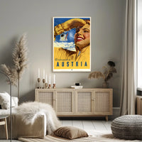 Winter Sports In Austria Poster