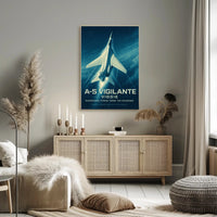 Supersonic Aircraft A-5 Vigilante Art Military Recruitment Poster