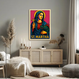 St. Martha Iconic Representation Poster