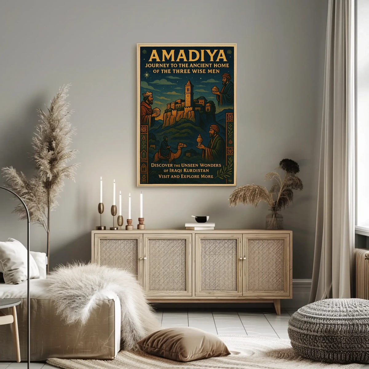 Amadiya Journey to the Ancient Home of the Three Wise Men Poster
