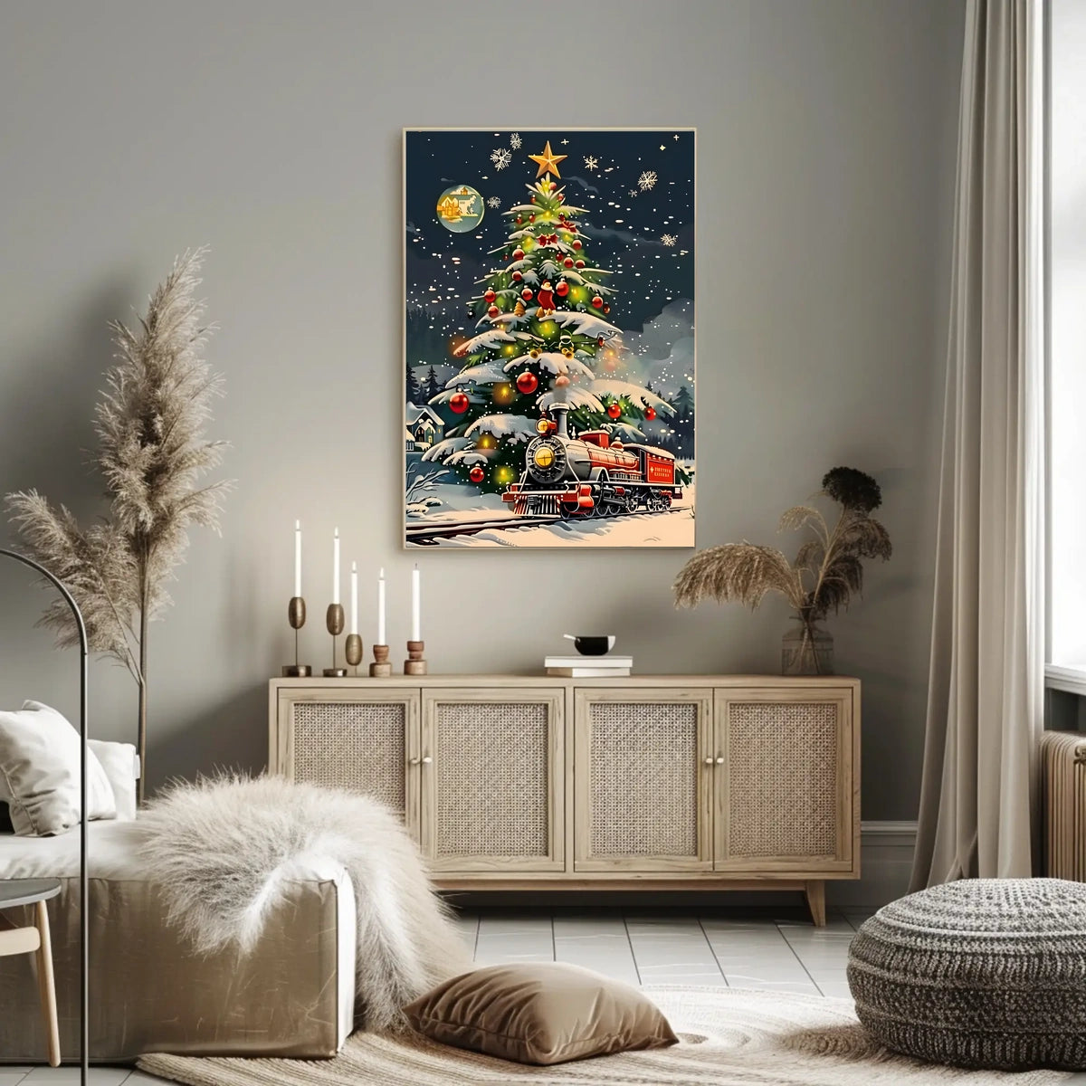 Christmas Train Wonderland Poster