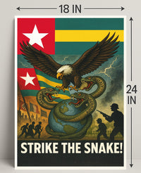 Strike the Snake! Poster PosterGoat