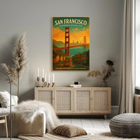 San Francisco Californias Golden Gate Poster