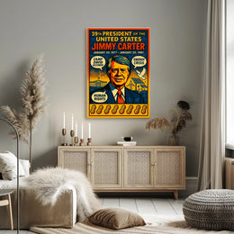 Jimmy Carter United States Leader Photo Tribute Poster PosterGoat