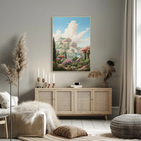 Ancient Elegance Neoclassical Art Cultural Heritage Poster