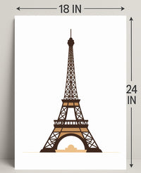 Eiffel Tower Illustration Poster