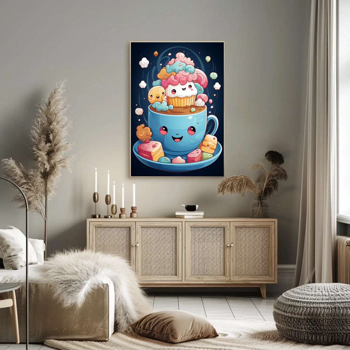 Whimsical Cupcake Delight Poster