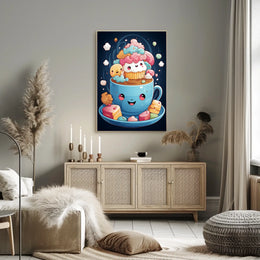 Whimsical Cupcake Delight Poster