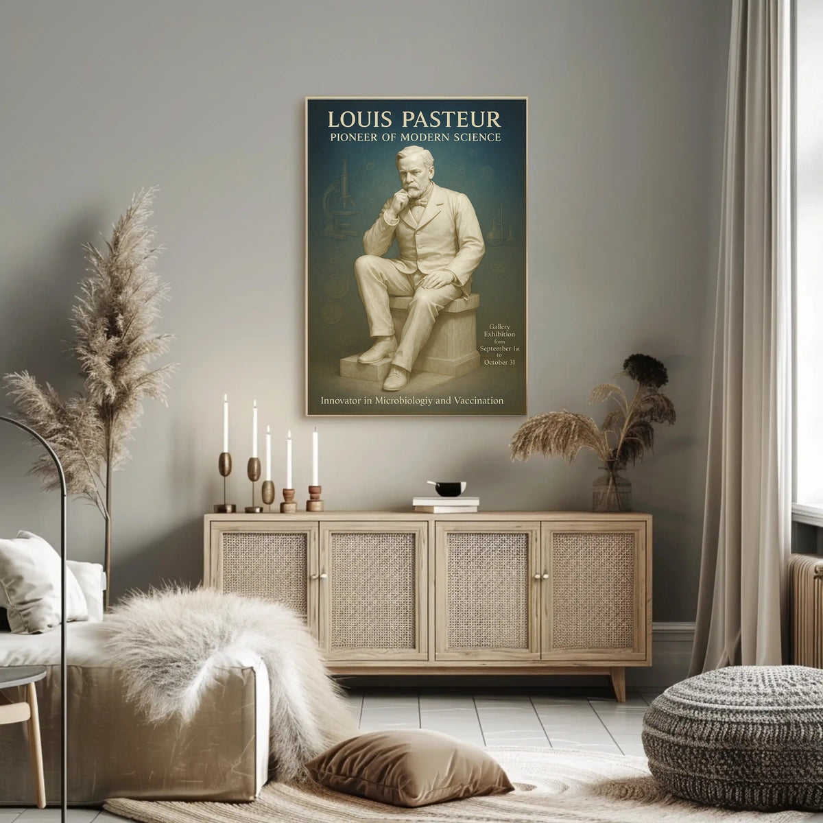 Louis Pasteur Pioneer Of Modern Poster