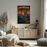 Shanghai The Fusion Of Tradition And Poster