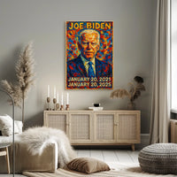 Joe Biden 46th President of the United States Glitch Hop Art Poster