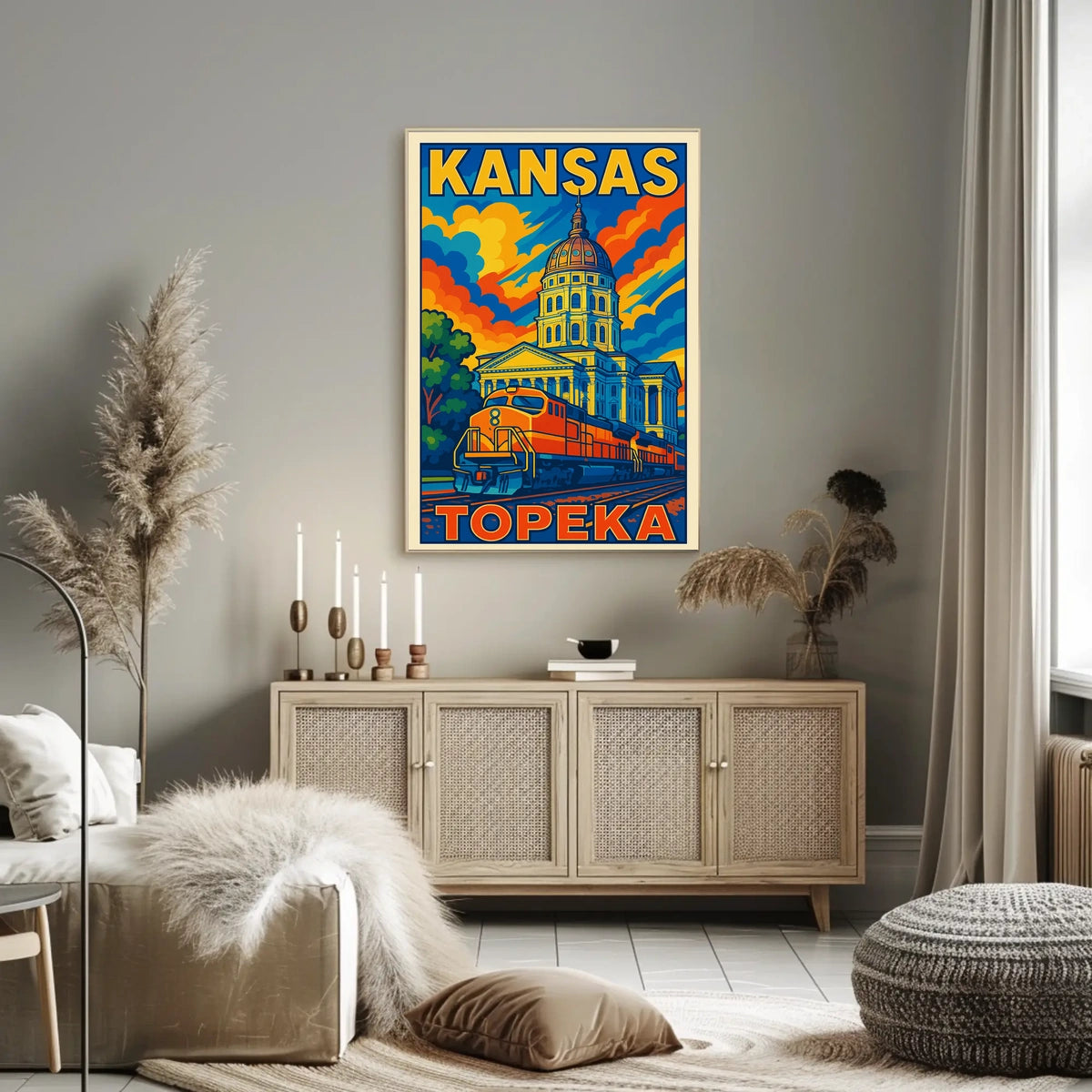 Kansas Topeka Poster