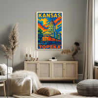 Kansas Topeka Poster